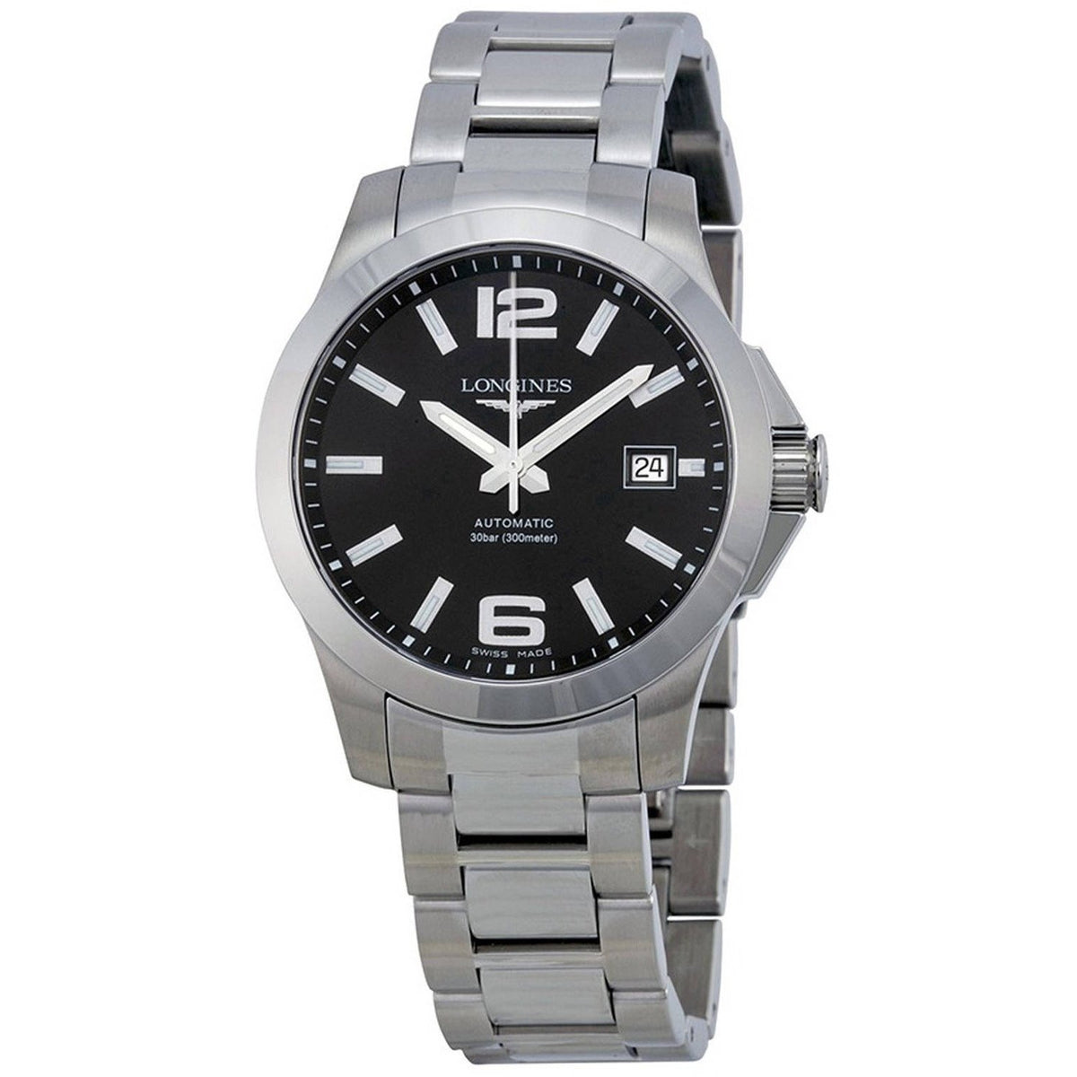 Longines Men's L36764586 Conquest Stainless Steel Watch
