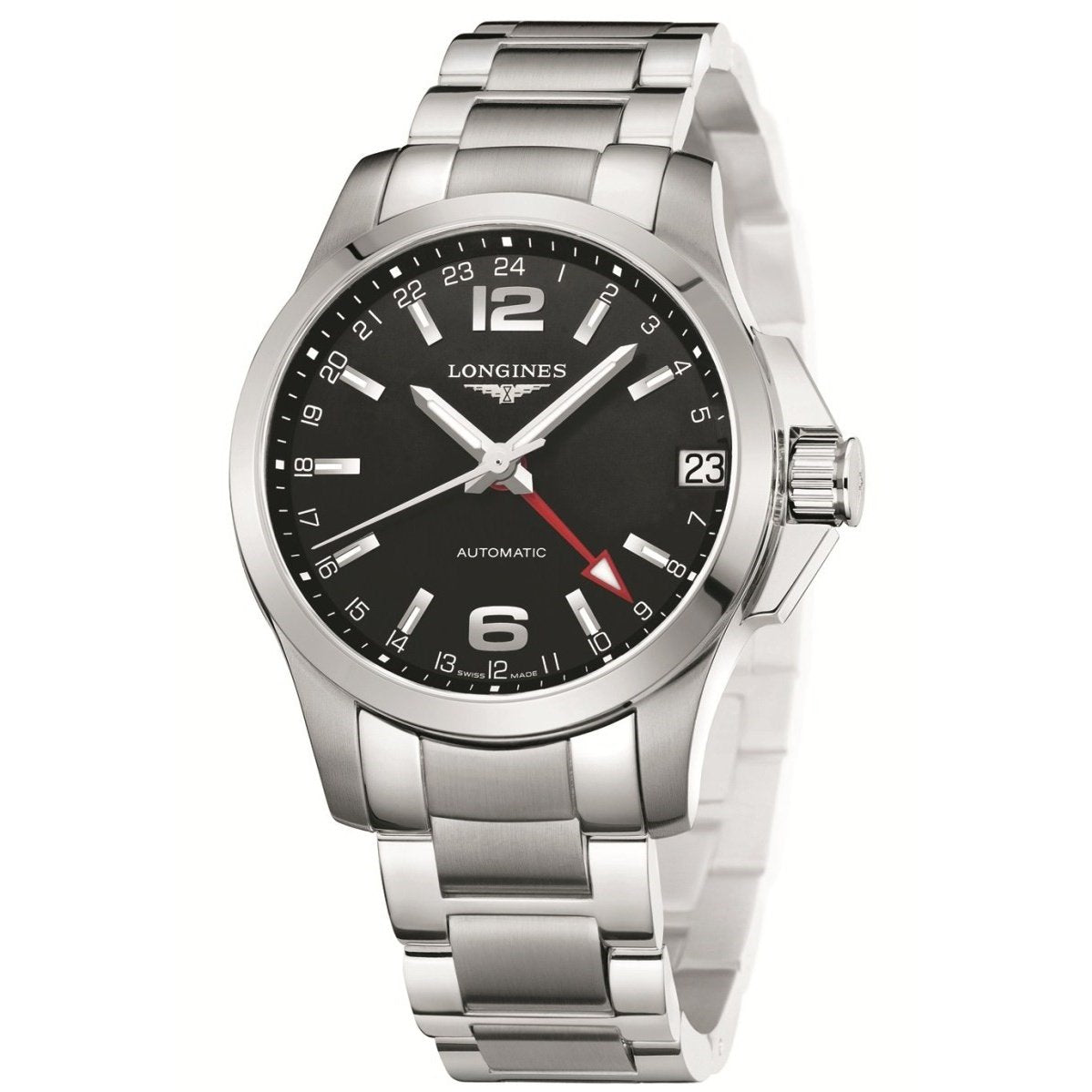 Longines Men&#39;s L36874566 Conquest Automatic Stainless Steel Watch