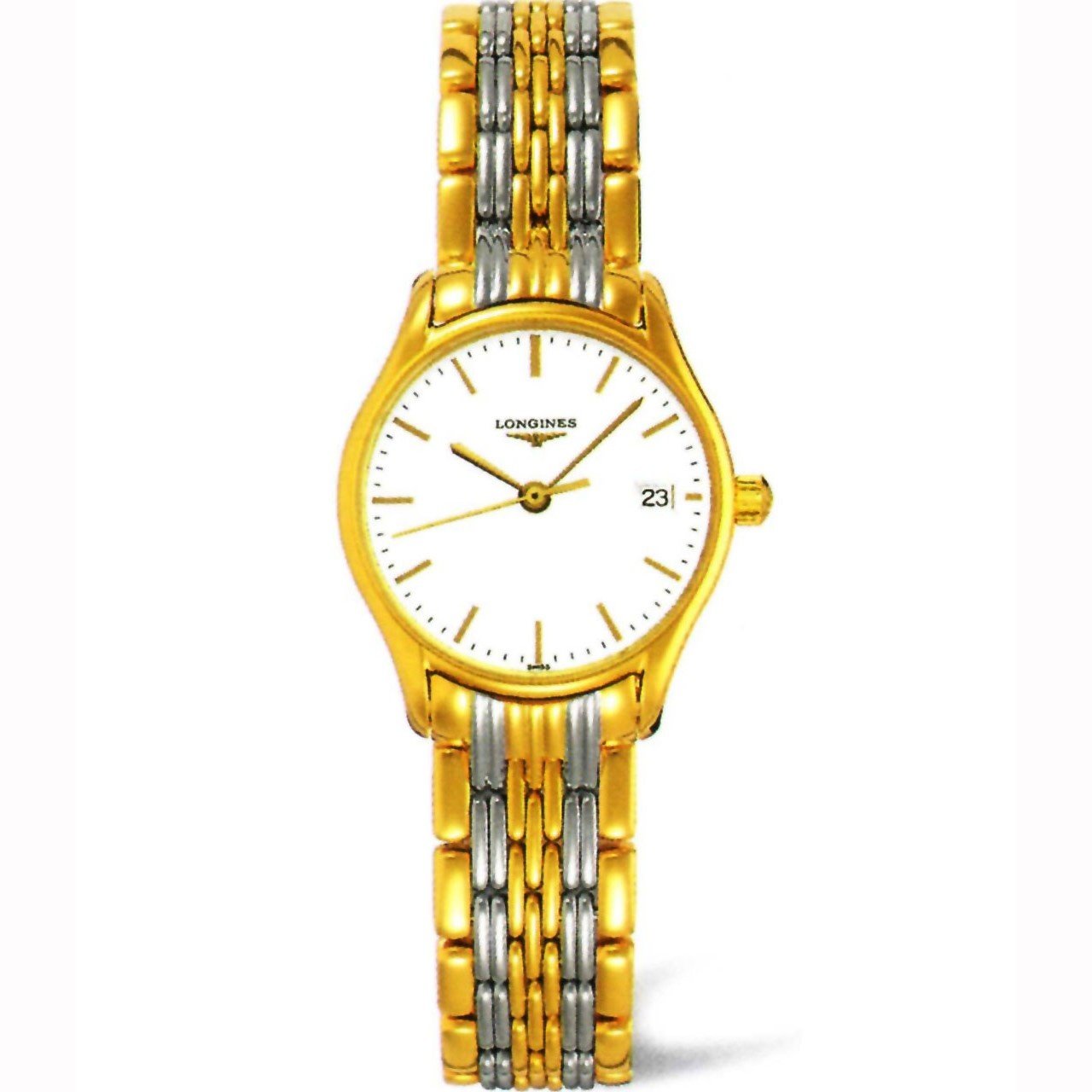 Longines Lyre Classico 25mm White Dial Silver Stainless Steel Watch for Women - L4.259.4.12.6