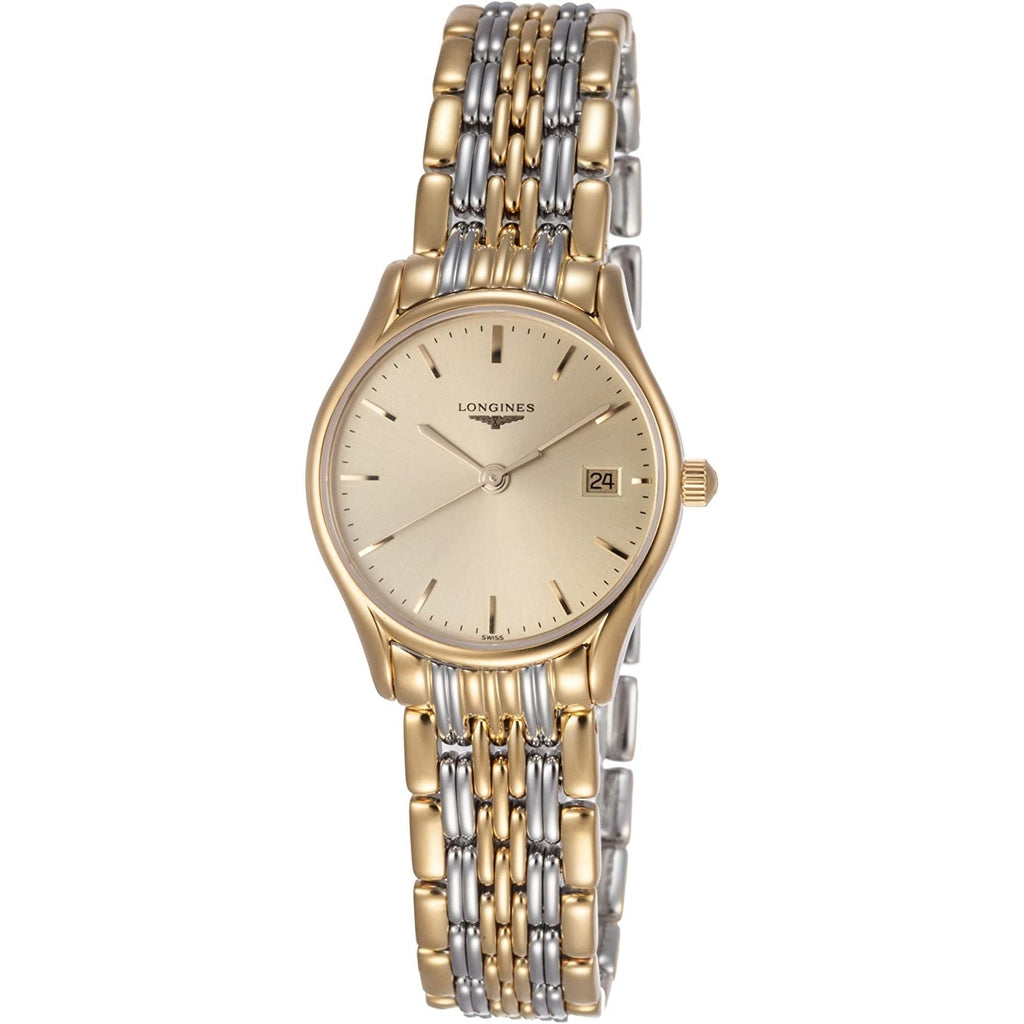 Longines Women s L4.259.2.32.7 Lyre Two Tone Stainless Steel Watch