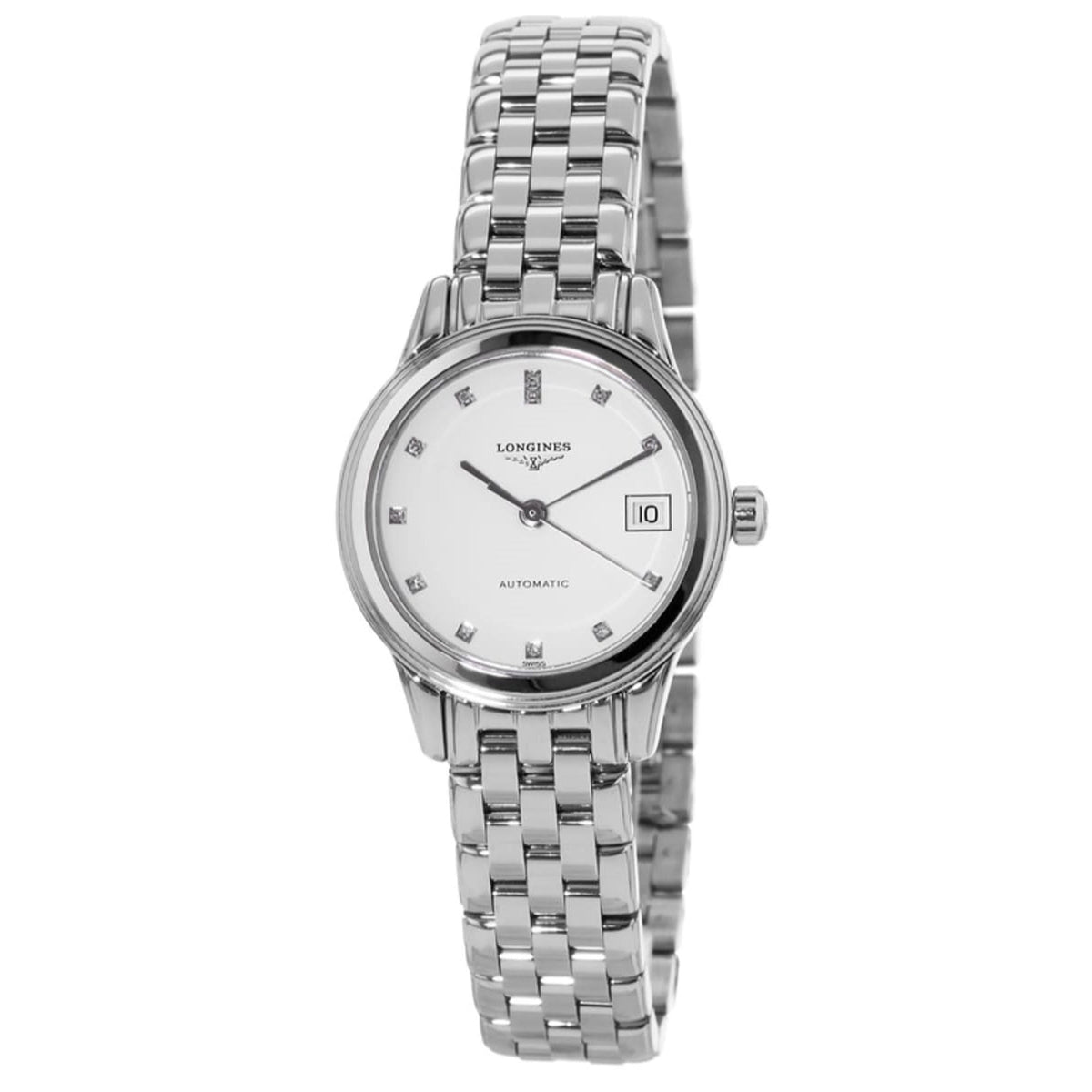 Longines Women&#39;s L4.274.4.27.6 Flagship Diamond Stainless Steel Watch