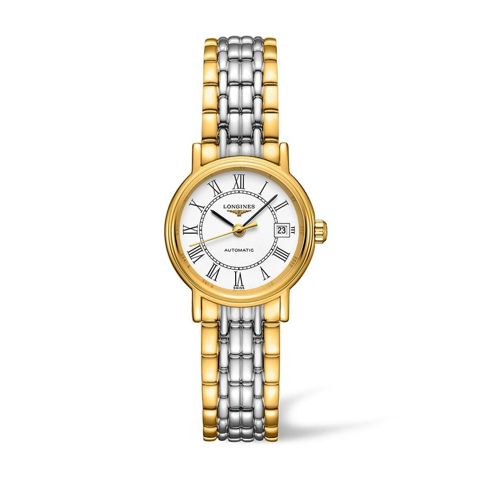 Longines Women&#39;s L4.321.2.11.7  Presence Two-Tone Stainless Steel Watch