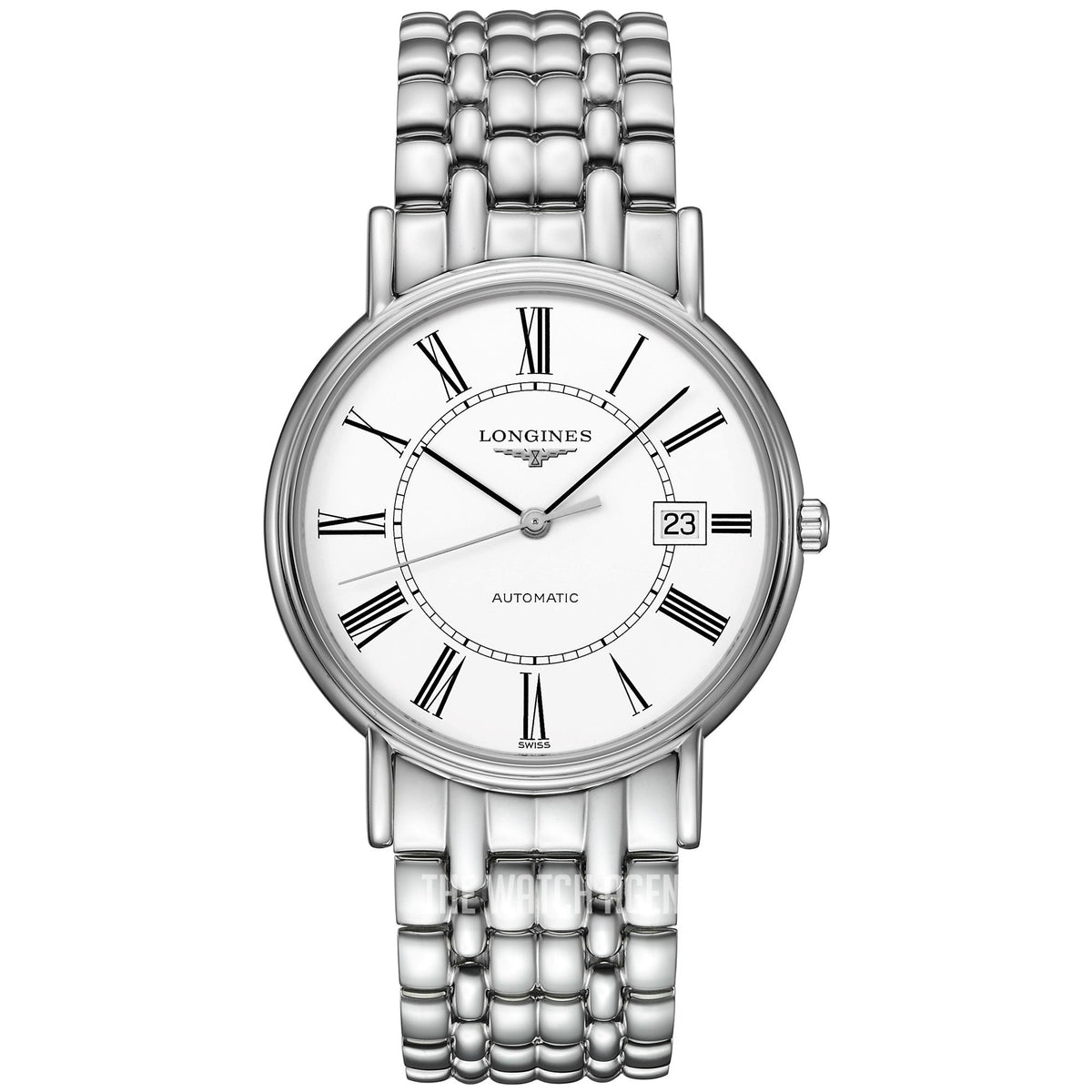 Longines Men&#39;s L4.921.4.11.6  Presence Stainless Steel Watch