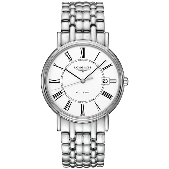 Longines Men's L4.921.4.11.6  Presence Stainless Steel Watch