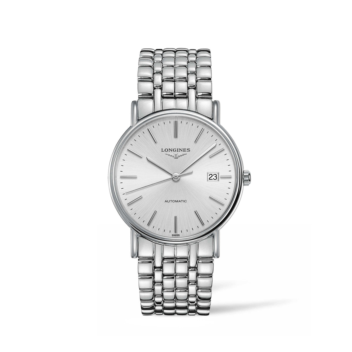 Longines Men's L4.921.4.72.6  Presence Stainless Steel Watch