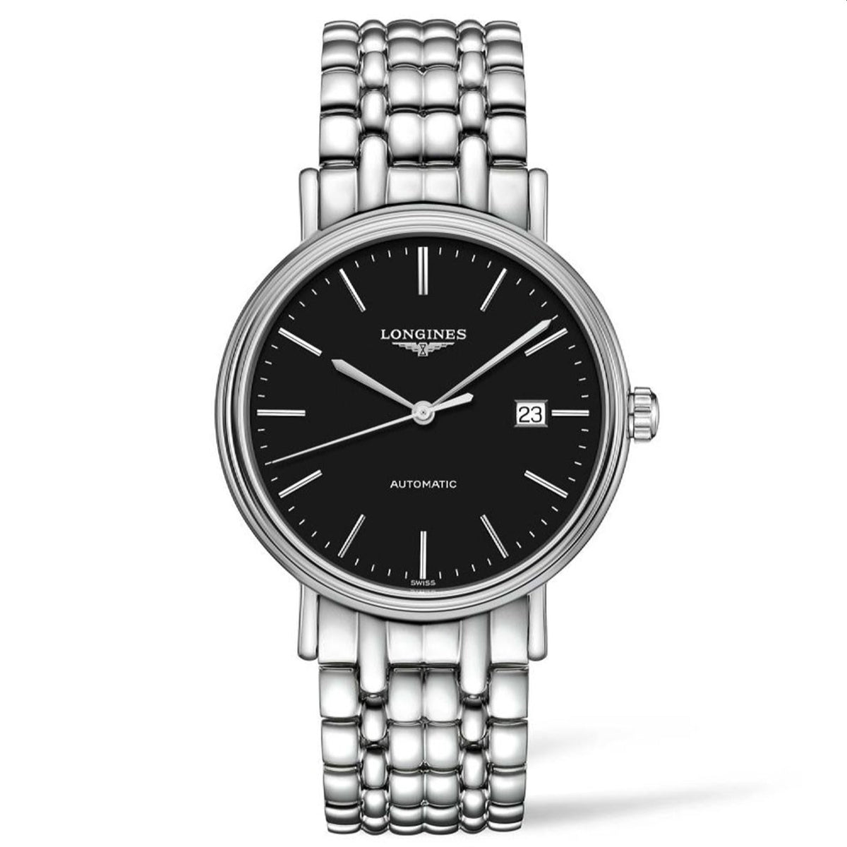 Longines Men's L4.922.4.52.6 Presence Stainless Steel Watch