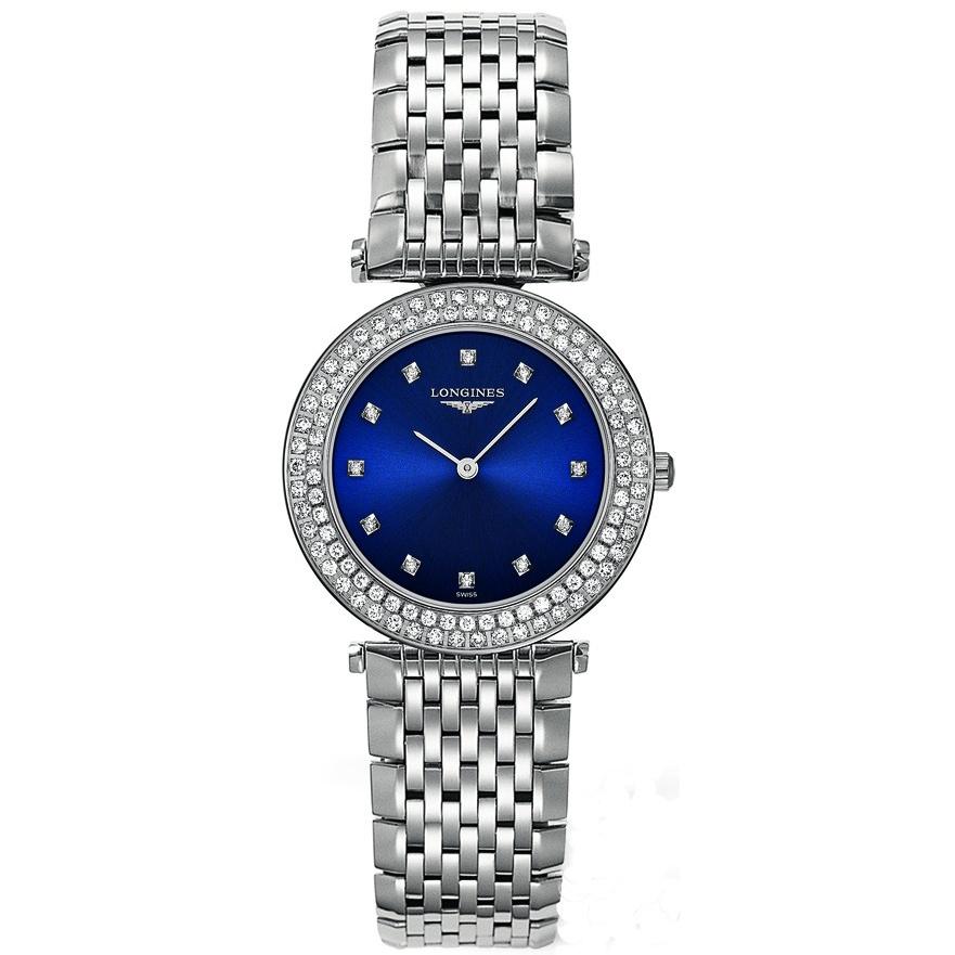 Longines Women&#39;s L43080976 La Grandes Classiques Flagship Diamond Stainless Steel Watch