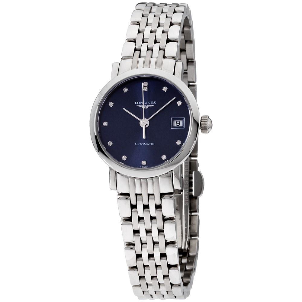 Longines Women&#39;s L43094976 Elegant Stainless Steel Watch