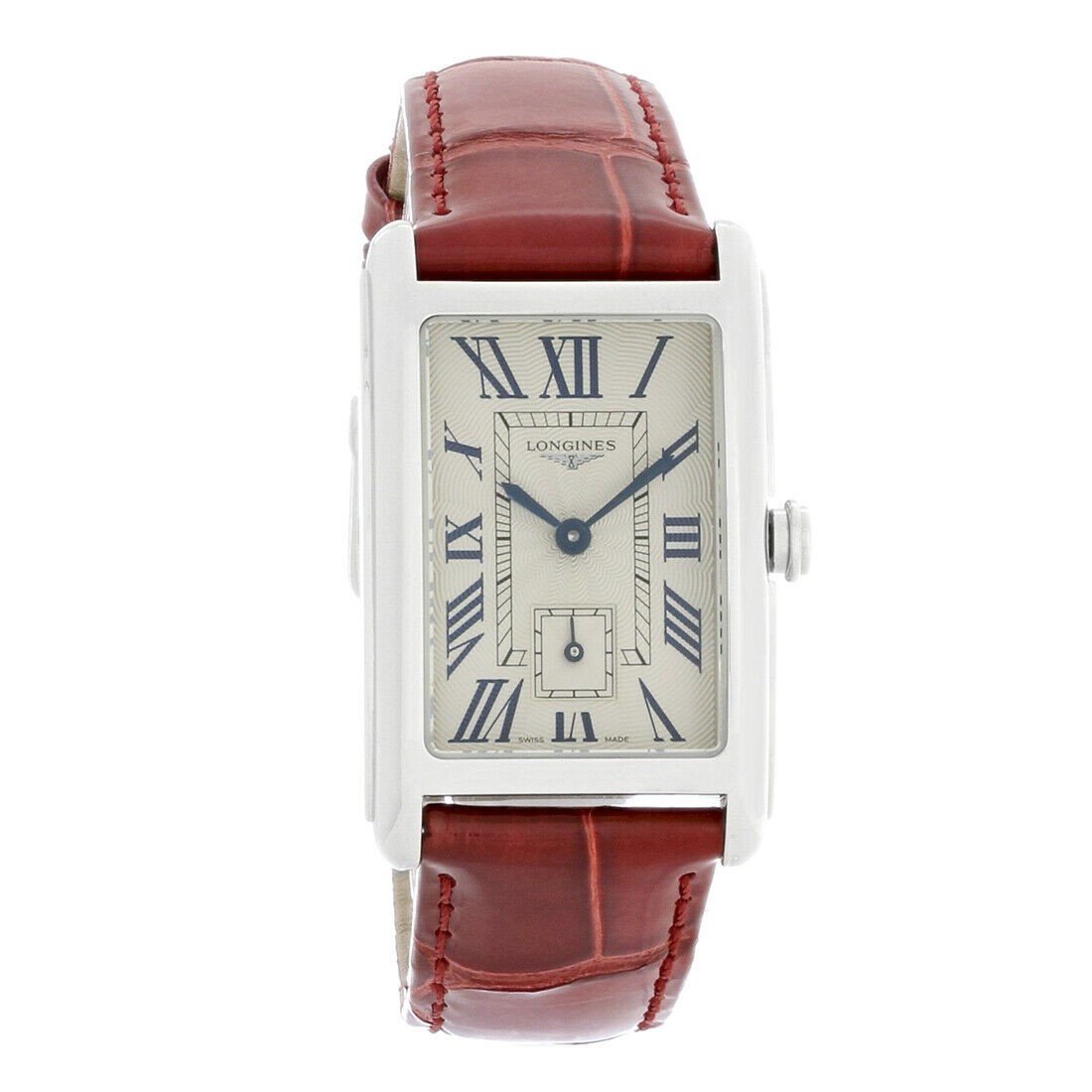 Longines Women&#39;s L5.512.4.71.5 DolceVita  Red Leather Watch