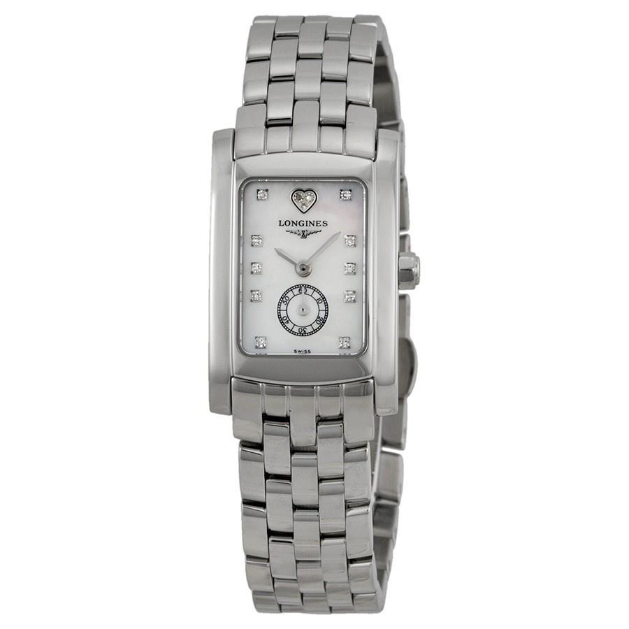 Longines Women&#39;s L51554946 Dolce Vita Diamond Stainless Steel Watch