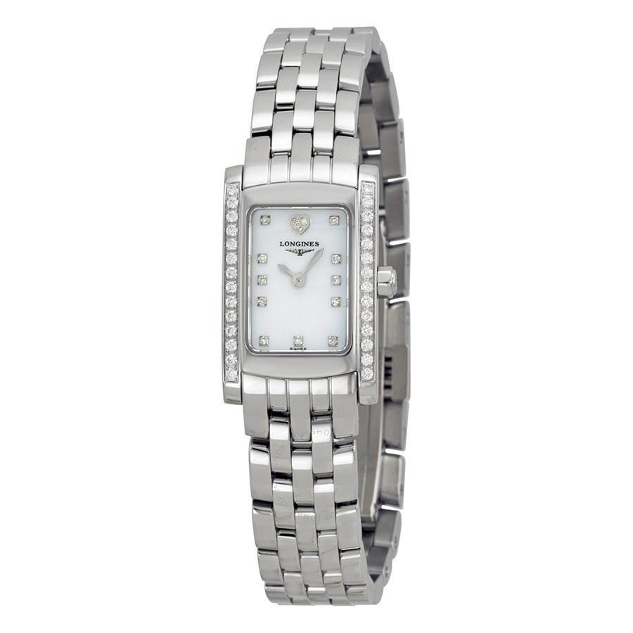 Longines Women&#39;s L51580926 Dolce Vita Diamond Stainless Steel Watch