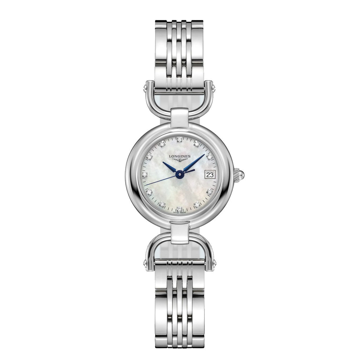 Longines Women&#39;s L6.130.4.87.6 Equestrian Diamond Stainless Steel Watch