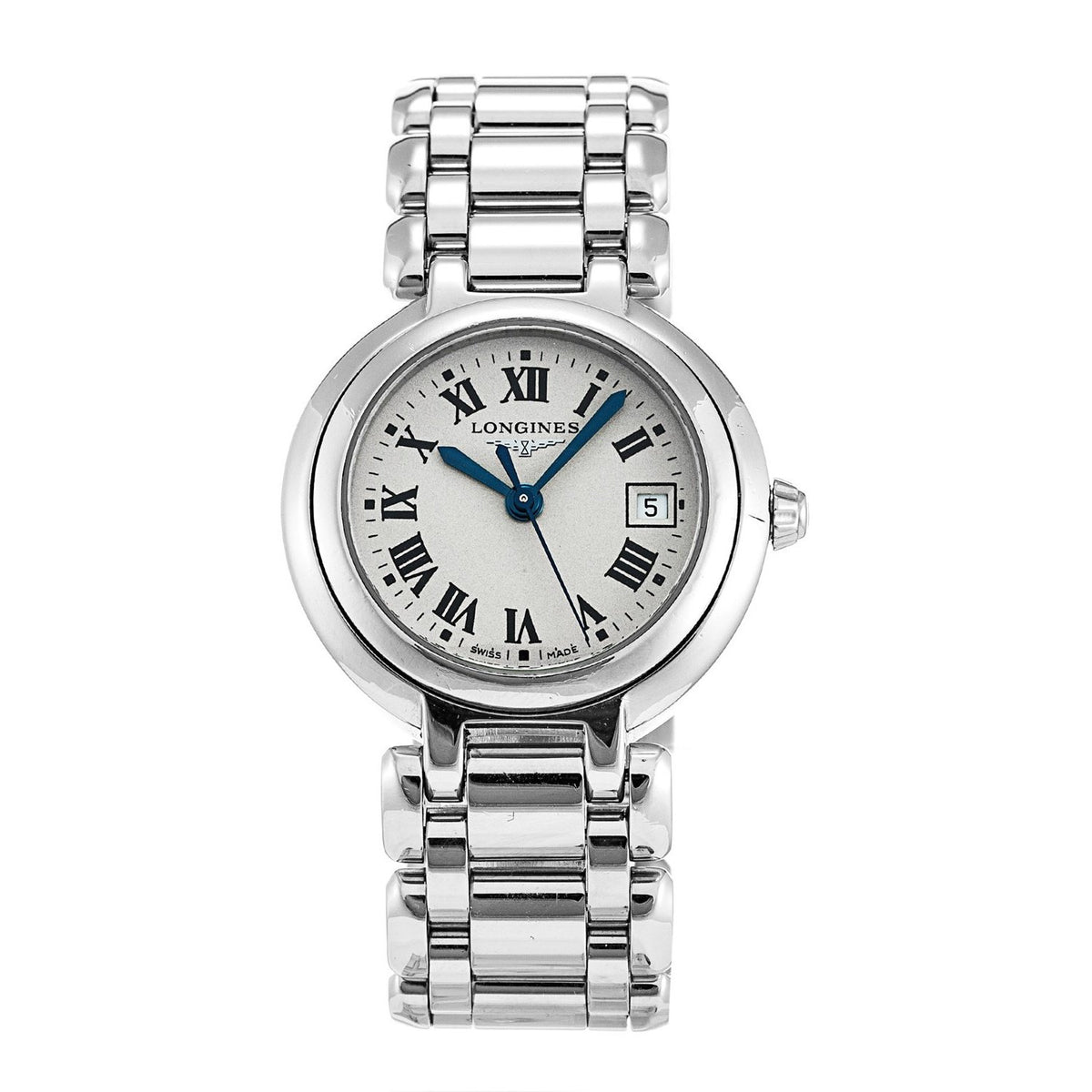 Longines Women&#39;s L8.110.4.71.6 PrimaLuna Stainless Steel Watch