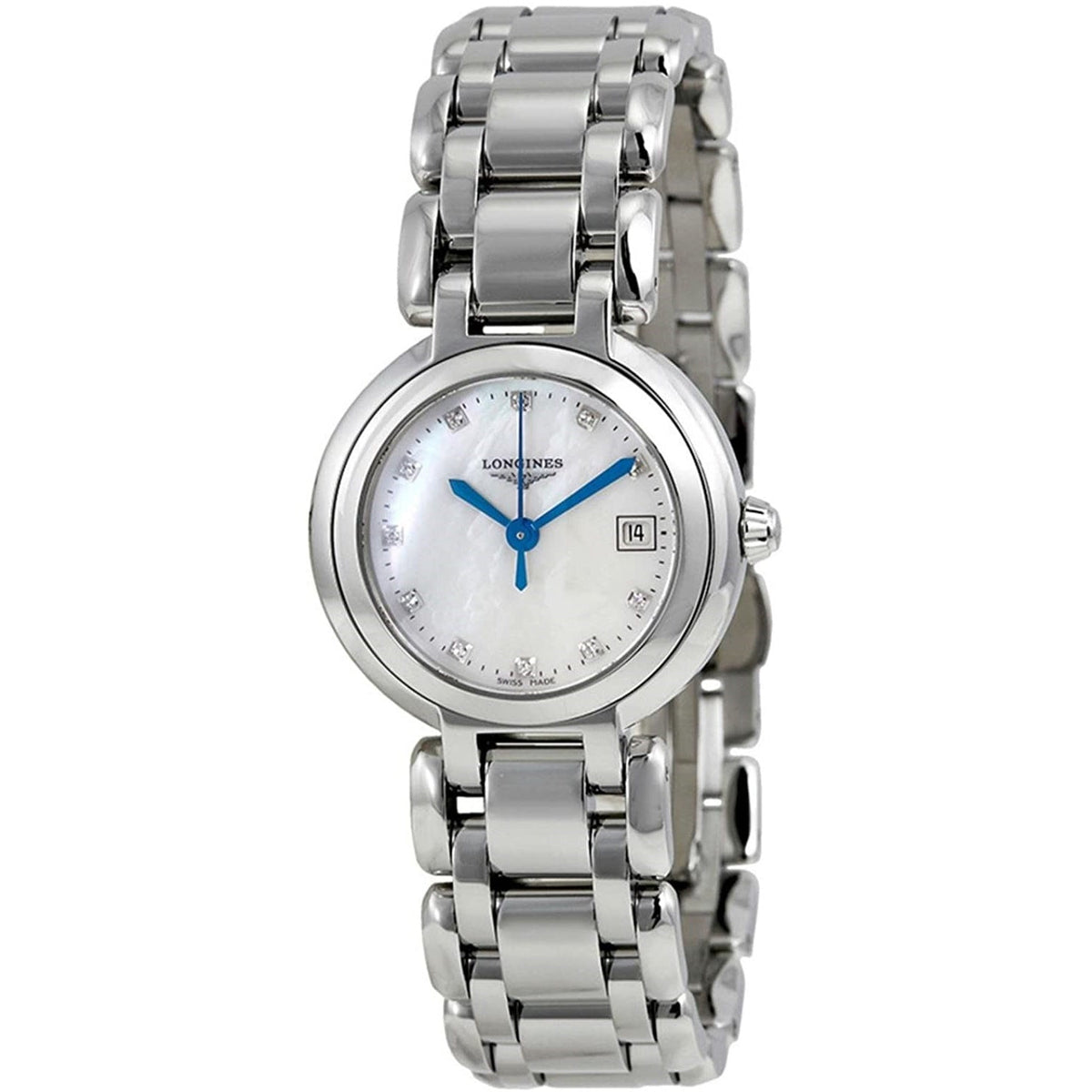 Longines Women&#39;s L8.110.4.87.6 Primaluna Diamond Stainless Steel Watch