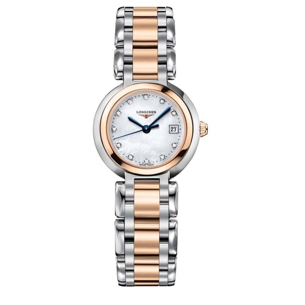 Longines Women&#39;s L8.110.5.87.6 PrimaLuna Two-Tone Stainless Steel Watch