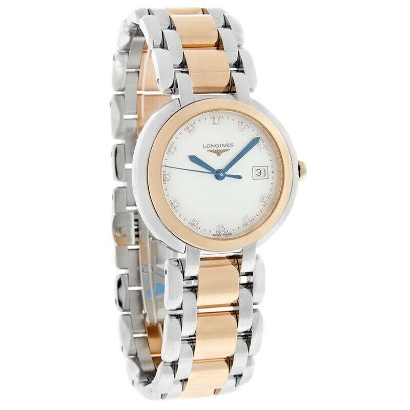 Longines Women&#39;s L8.112.5.87.6 PrimaLuna Two-Tone Stainless Steel and 18kt Gold Watch