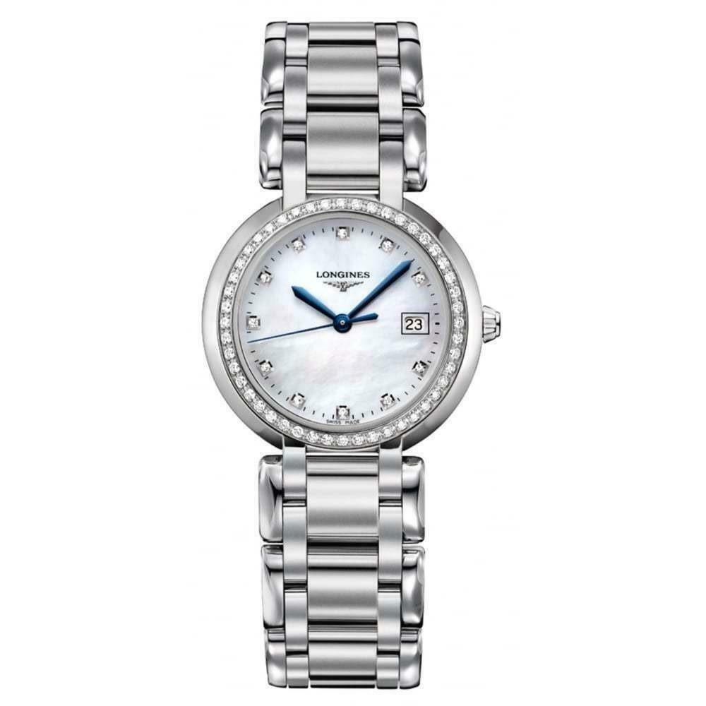 Longines Women&#39;s L81120876 PrimaLuna Stainless Steel Watch