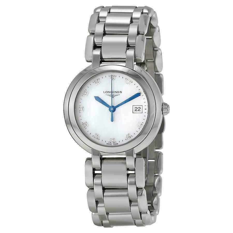 Longines Women&#39;s L81124876 PrimaLuna Stainless Steel Watch
