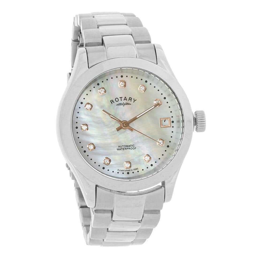 Rotary Women&#39;s LB00154-41 Rotary Automatic Stainless Steel Watch