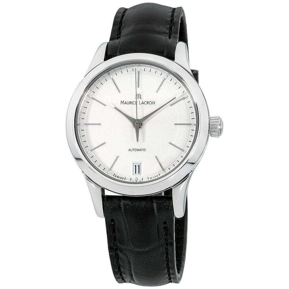 Maurice Lacroix Women's LC6016-SS001-130 Les Classiques Date Black Leather Watch