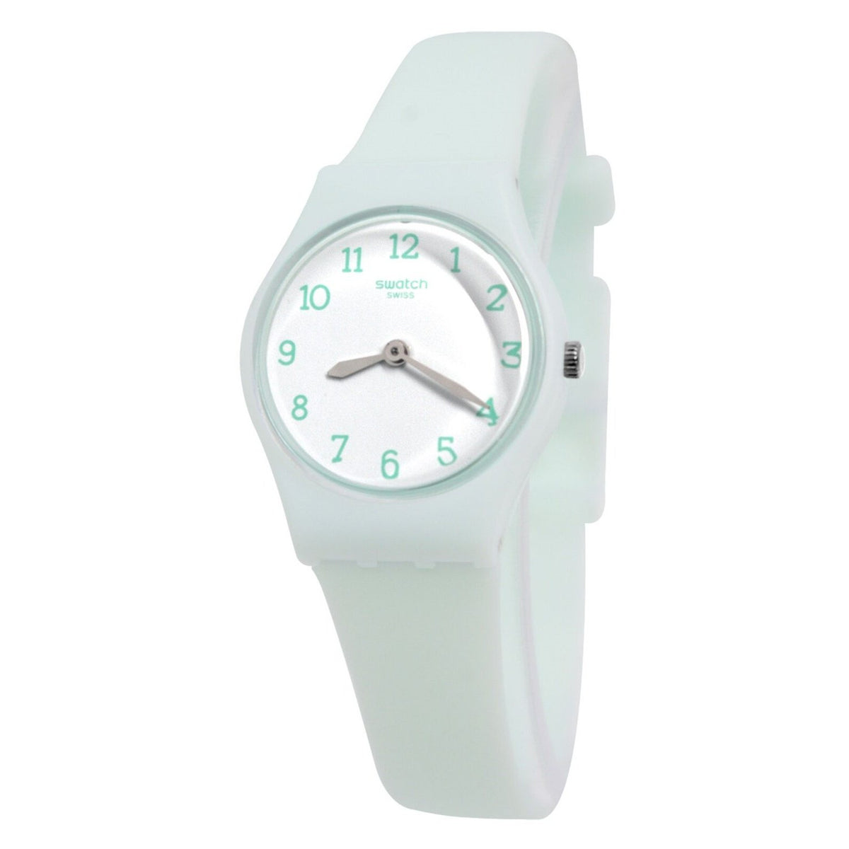 Swatch Women&#39;s LG129 Greenbelle  Two-Tone Silicone Watch