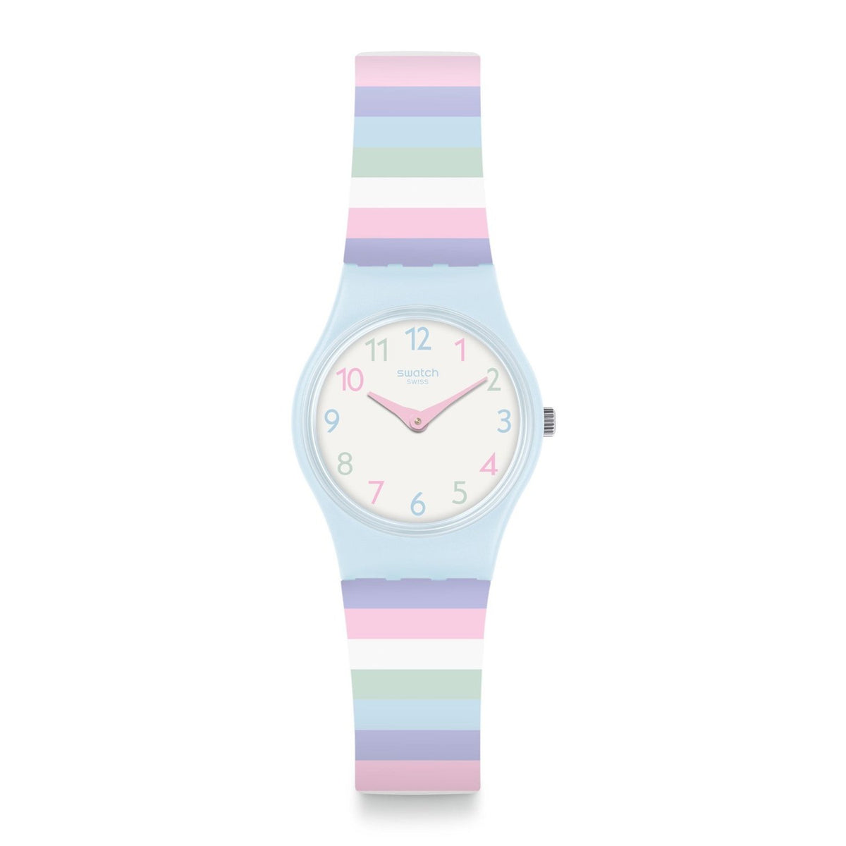 Swatch Women's LL121 Pastep Multicolored Silicone Watch