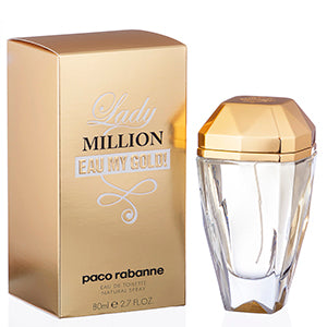Lady Million Eau My Gold Paco Rabanne Edt Spray 2.7 Oz (80 Ml) For Women  65085898
