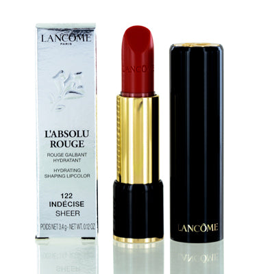 Lancome L'Absolu Rouge Lipstick 122 Indecise (Sheer) 0.14 Oz (4 Ml) 426260