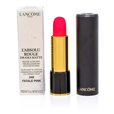 Lancome L&#39;Absolu Rouge Lipstick 346 Fatale Pink 0.14 Oz (4 Ml) 012714