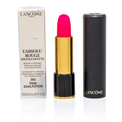 Lancome L&#39;Absolu Rouge Lipstick 382 Pink Exaltation 0.14 Oz (4 Ml) 012738