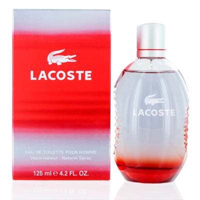 Lacoste Red Style In Play Lacoste Edt Spray 4.2 Oz For Men 07474