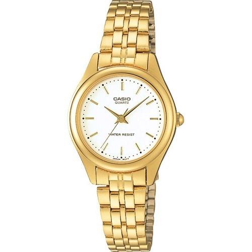 Casio Women&#39;s LTP-1129N-7A Classic Gold-Tone Stainless Steel Watch
