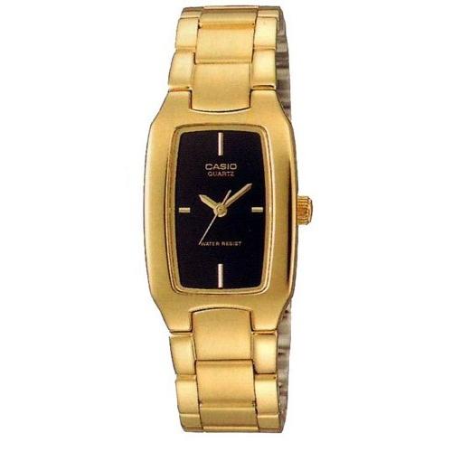 Casio Women&#39;s LTP-1165N-1C Classic Gold-Tone Stainless Steel Watch