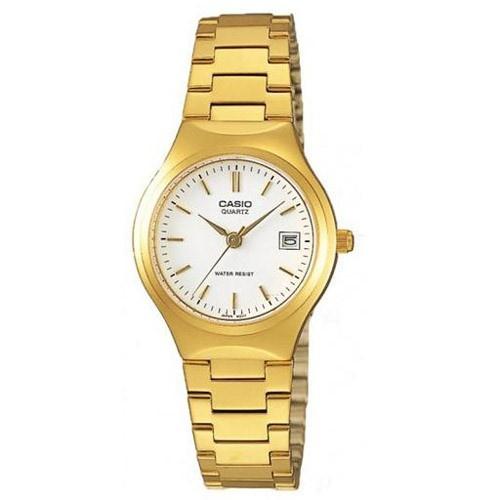 Casio Women&#39;s LTP-1170N-7A Classic Gold-Tone Stainless Steel Watch