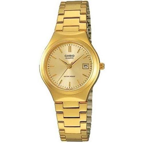 Casio Women&#39;s LTP-1170N-9A Classic Gold-Tone Stainless Steel Watch