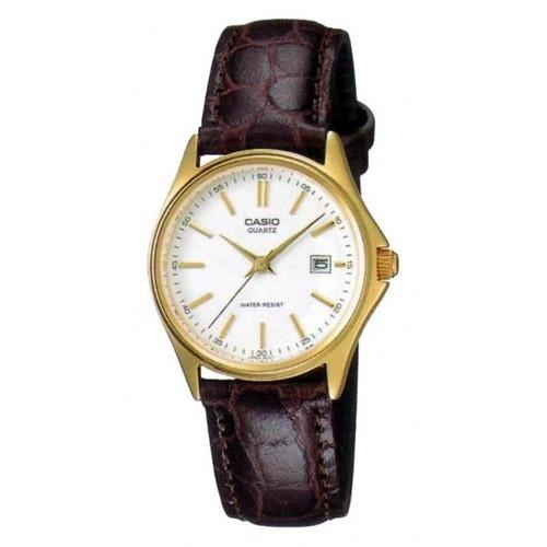 Casio Women&#39;s LTP-1183Q-7A Dress Brown Leather Watch