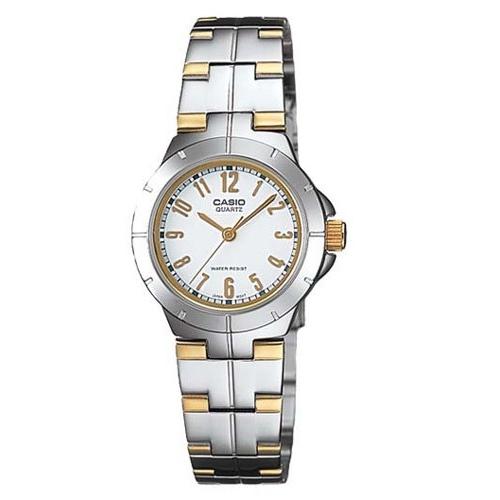 Casio Women&#39;s LTP-1242SG-7A Classic Two-Tone Stainless Steel Watch