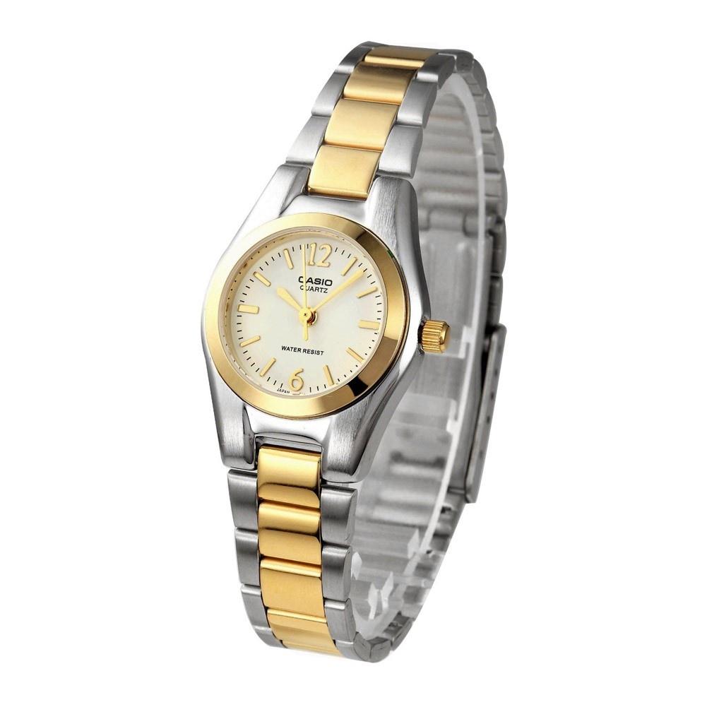Casio Women&#39;s LTP-1253SG-7A Two-Tone Stainless Steel Watch