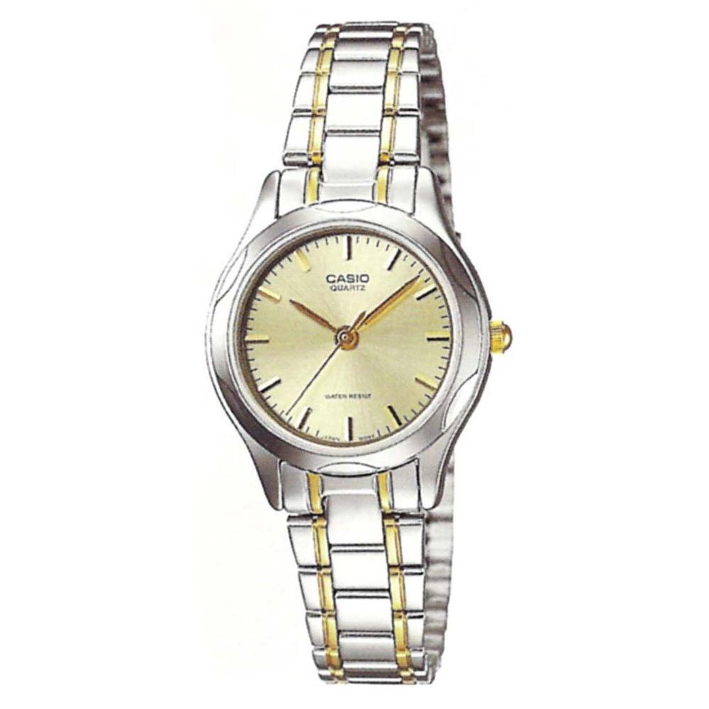 Casio Women&#39;s LTP-1275SG-9A Classic Two-Tone Stainless Steel Watch