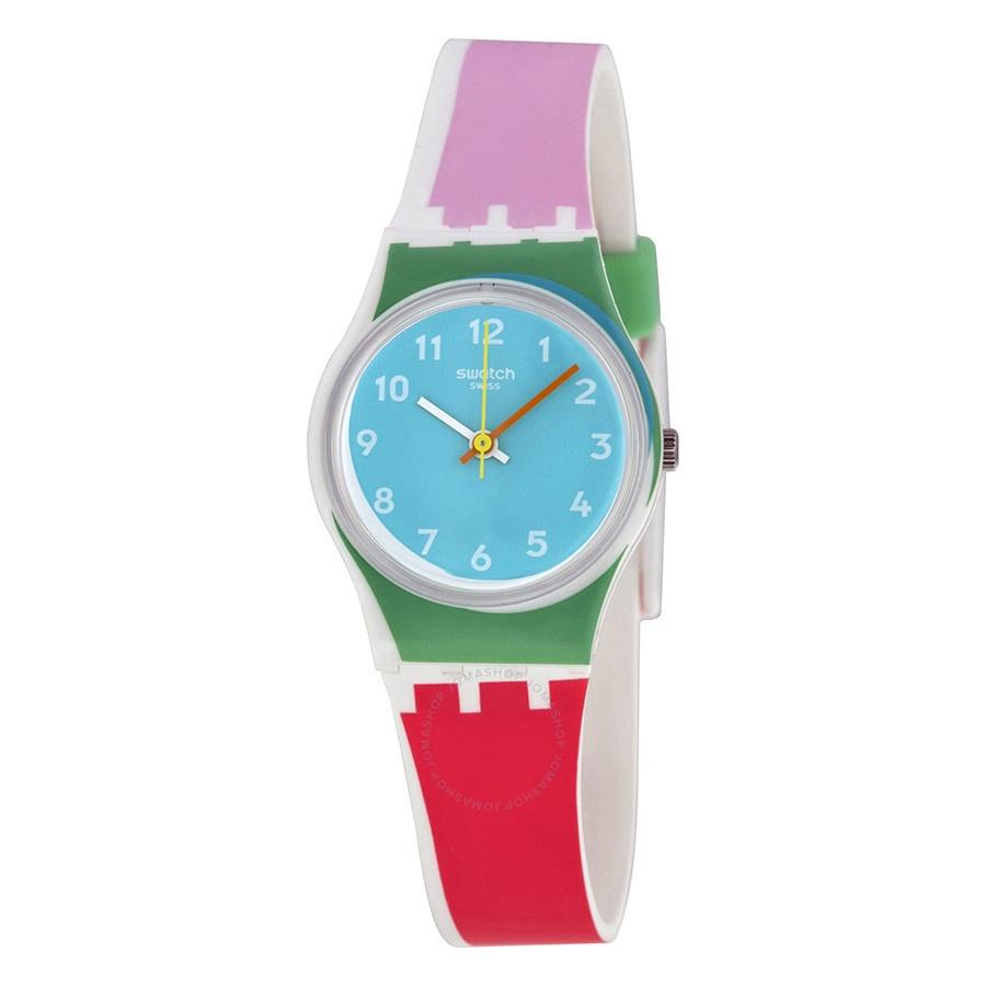 Swatch Women's LW146 Originals De Travers Colorful Silicone Watch
