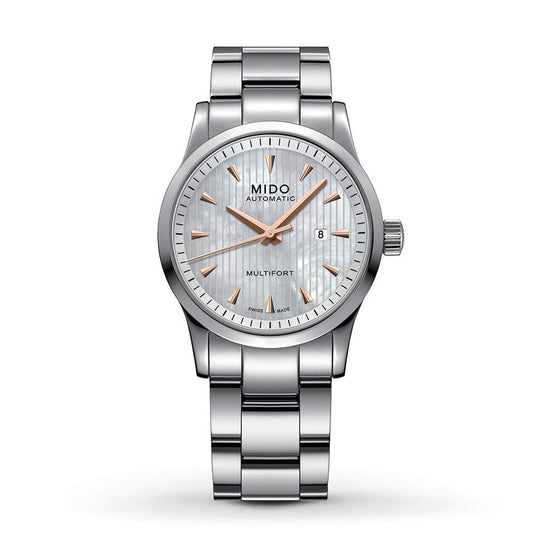 Mido Women's M0050071110100 Multifort Stainless Steel Watch