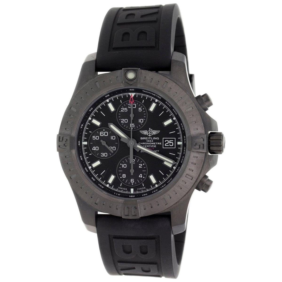Breitling Men's M1338810-BF01-153S Colt  Chronograph Black Rubber Diver Pro III Watch