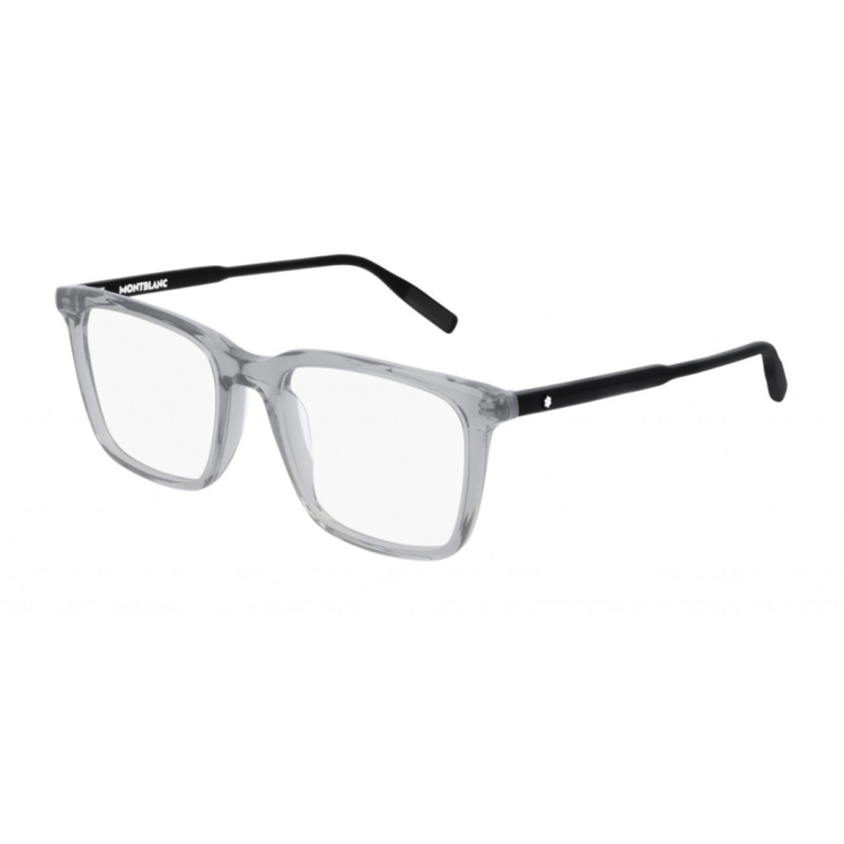 Montblanc Men's Sunglasses Fall Winter Grey Transparent Demo Lens Demo Lens Transparent MB0011O 013