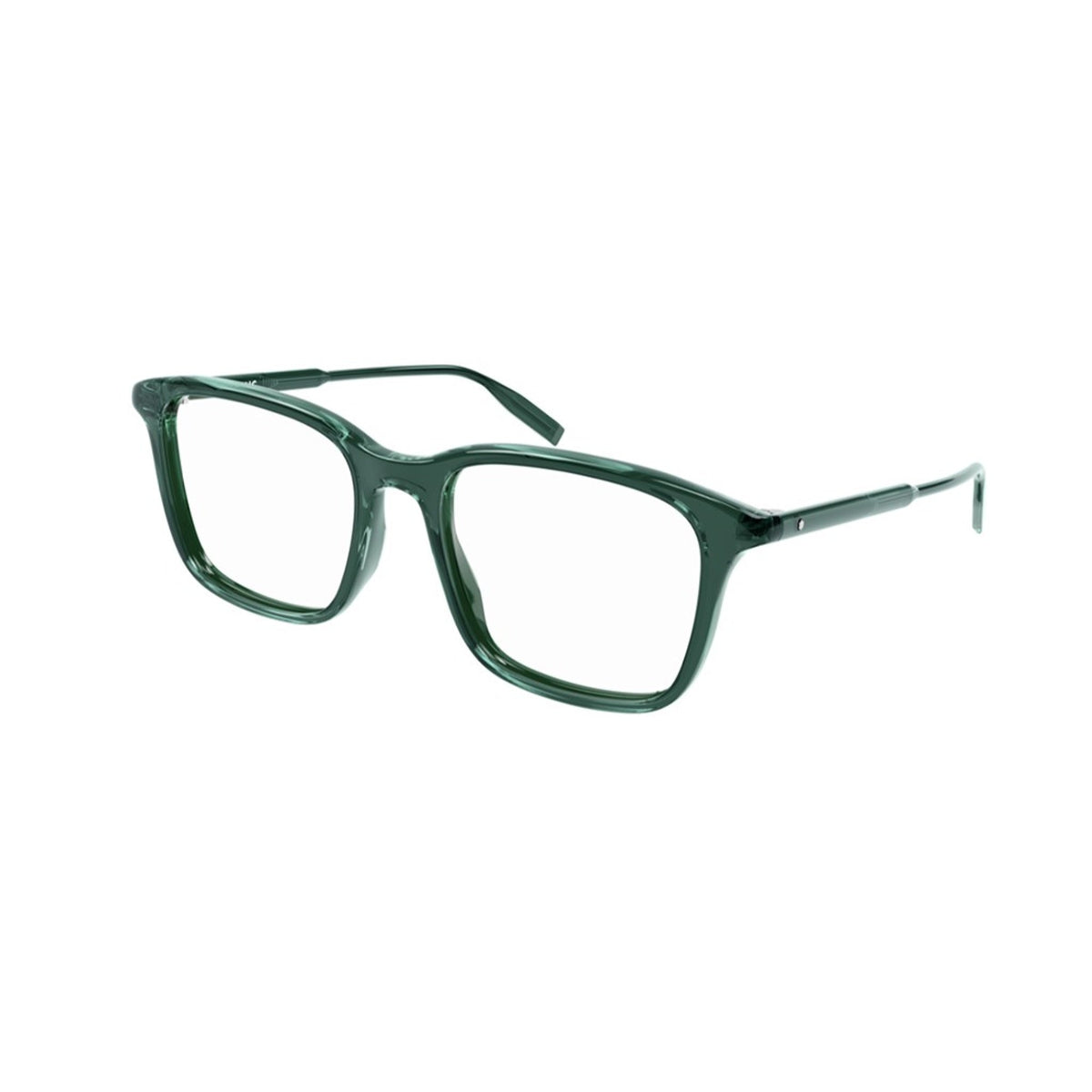 Montblanc Men's Sunglasses Fall Winter Green Transparent Demo Lens Demo Lens Transparent MB0011O 020