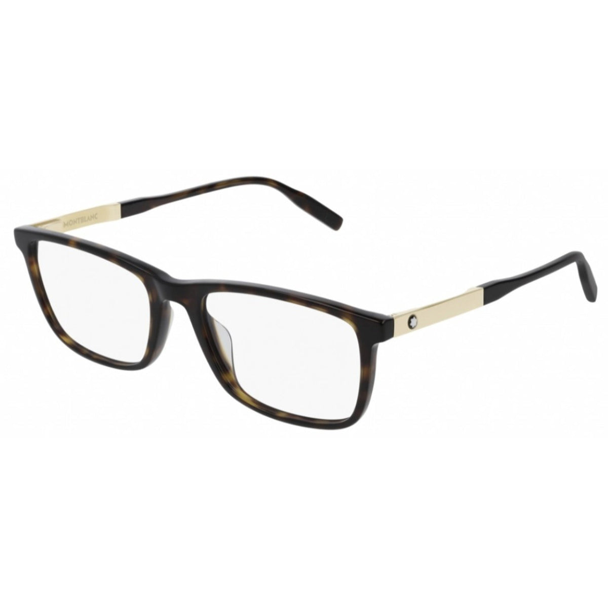 Montblanc Men's Sunglasses Spring Summer Havana Transparent Demo Lens Demo Lens Dark MB0021O 002