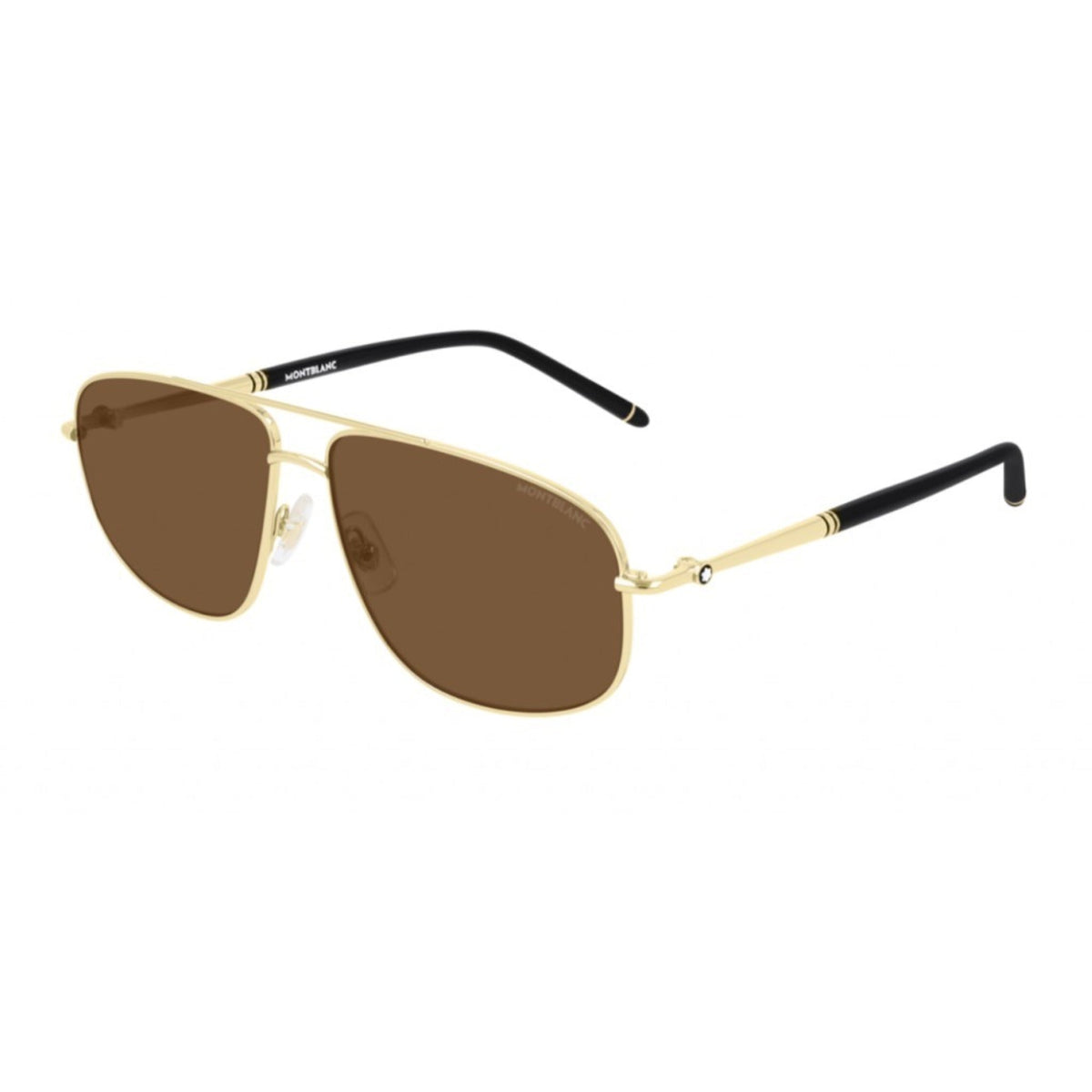 Montblanc Men's Sunglasses Fall Winter Gold Brown CR 39 CR 39 Light MB0069S 001