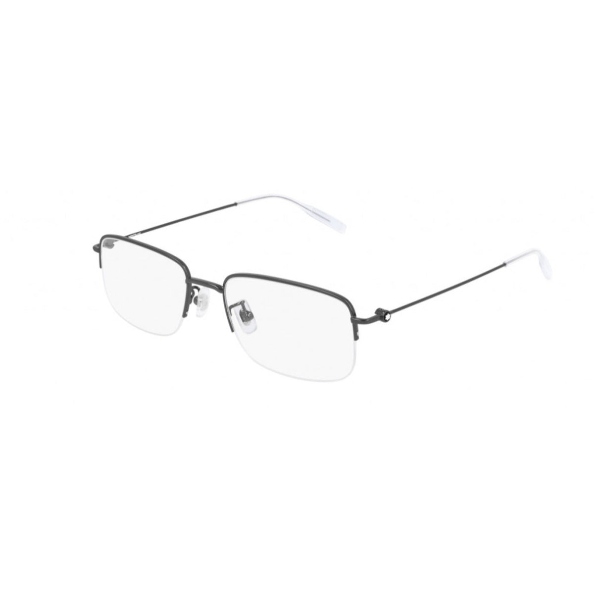Montblanc Men's Sunglasses Fall Winter Ruthenium Transparent Demo Lens Demo Lens Dark MB0084OK 004
