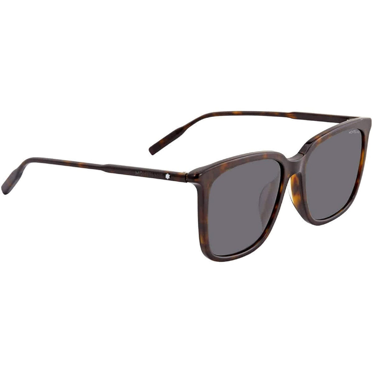 Montblanc Men's Sunglasses Spring Summer Havana Grey CR 39 CR 39 Dark MB0084SK 002
