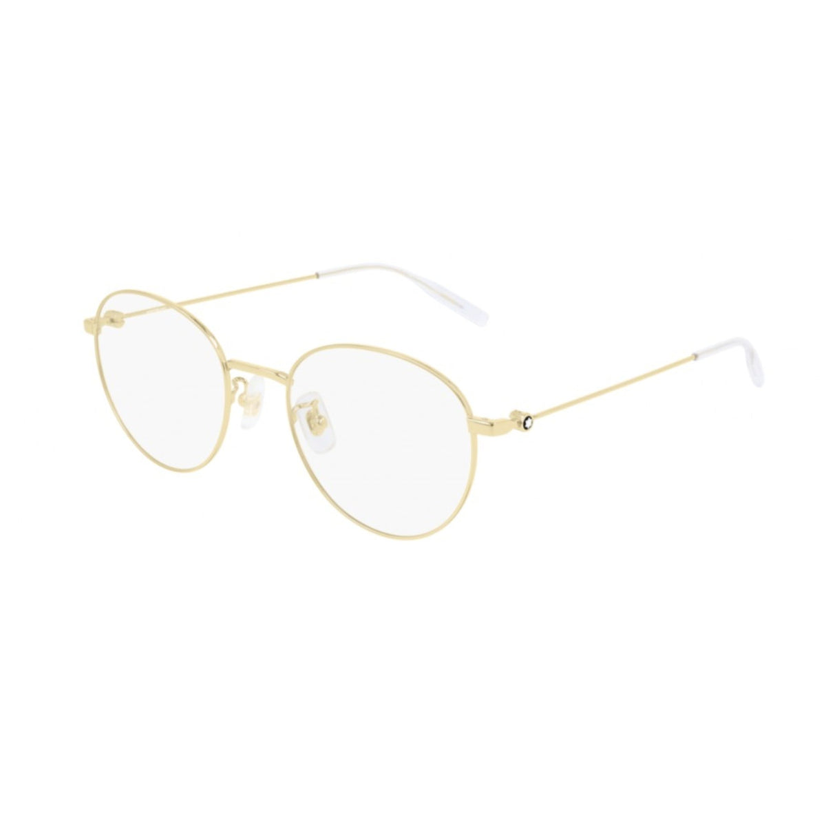 Montblanc Men's Sunglasses Fall Winter Gold Transparent Demo Lens Demo Lens Light MB0085OK 002