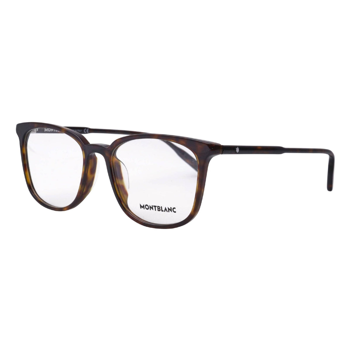 Montblanc Men's Sunglasses Spring Summer Havana Transparent Demo Lens Demo Lens Dark MB0089OK 002